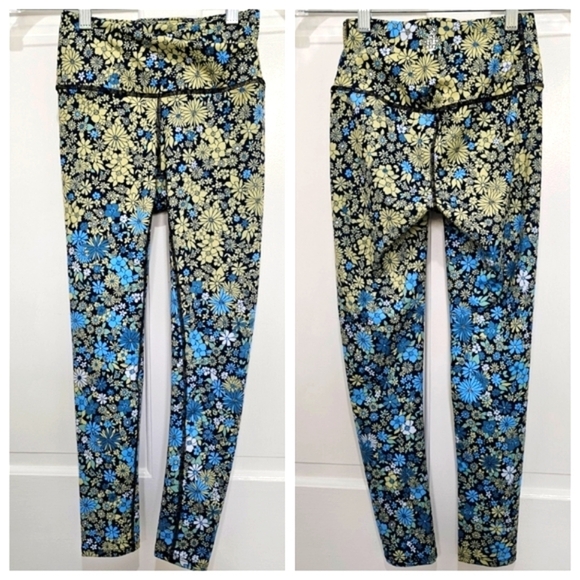 Free People Movement Lose Control Wrap Leggings Floral Size XS - Picture 13 of 16